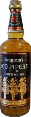 100 Pipers De Luxe Scotch Whisky SgrS 100% Scotch Whiskies Coprimar S.A. Gran Canaria Espana 43% 1000ml