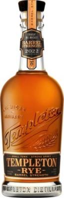 Templeton Rye Barrel Strength Edition 2022 New American Oak 57.3% 700ml