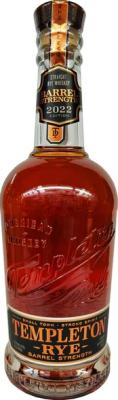 Templeton Rye Barrel Strength New American Oak 57.3% 750ml