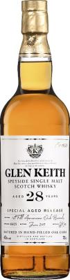 Glen Keith 28yo Special Aged Release 1st Fill American Oak Barrels 43% 700ml