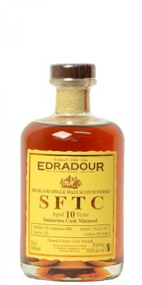 Edradour 2006 SFTC Sauternes Cask Matured #325 59.8% 500ml