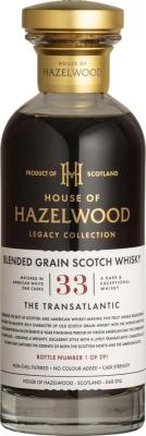 House of Hazelwood 33yo The Legacy Collection The Transatlantic 57.3% 700ml