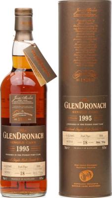 Glendronach 1995 Single Cask Port Pipe #5958 Taiwan Exclusive 54% 700ml