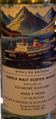 Aultmore 9yo WFFA WFFAs 9th Birthday 48% 700ml