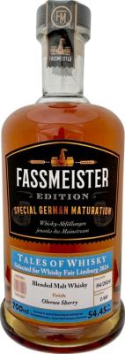 Fassmeister Edition Tales of Whisky Wx Special German Maturation Whiskyfair Limburg 2024 54.45% 700ml