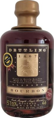 Dettling 1867 5yo EBRA Single Barrel Bourbon Ebra Selection 2024 15yo Jubilaum 57.07% 700ml