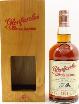 Glenfarclas 1991 The Family Cask #210 Special Edition 30yo 56.4% 700ml