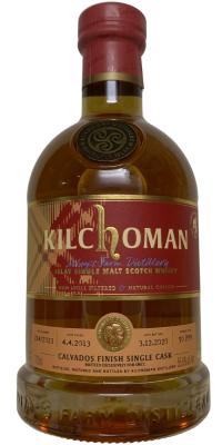 Kilchoman 2013 Calvados Finish Single Cask Calvados Cask Finish SMCC 55.6% 700ml