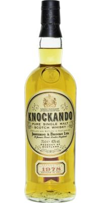 Knockando 1978 40% 700ml