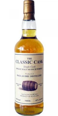 Dallas Dhu 1975 TCC Single Cask 43% 750ml