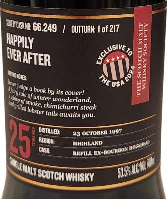 Ardmore 1997 SMWS 66.249 Happily ever after 53.5% 700ml