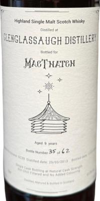 Glenglassaugh 2013 UD Macthatch 57.3% 700ml