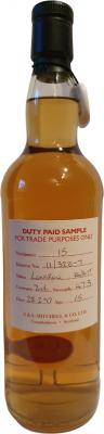 Longrow 1997 Duty Paid Sample For Trade Purposes Only Refill sherry butt Rotation 11 328-7 47.3% 700ml