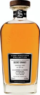 Secret Orkney 2005 SV Cask Strength Collection LMDW Collection Foundations 19yo 54.3% 700ml