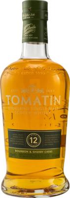 Tomatin 12yo Bourbon & Sherry Casks Bourbon and Sherry 43% 700ml