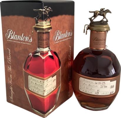 Blanton's Straight From The Barrel 60.9% 700ml