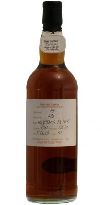 Hazelburn 2008 Duty Paid Sample For Trade Purposes Only Fresh Sherry Hogshead Rotation 43 58.6% 700ml