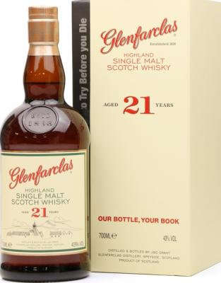 Glenfarclas 21yo New Label Sherry Cask 43% 700ml