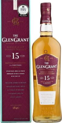 Glen Grant 15yo Batch Strength 1st Edition 1st Fill Ex-Bourbon Duty Free 50% 1000ml