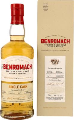 Benromach 2013 Single Cask Germany Exclusive 61.1% 700ml