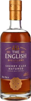 The English Whisky Sherry Cask Matured 46% 700ml