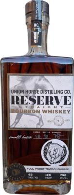 Union Horse 2017 Reserve Straight Bourbon Whisky Kansas City Whisky Guild 63% 750ml