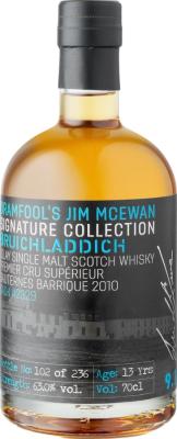 Bruichladdich 2010 Df Jim McEwan Signature Collection 9.1 63% 700ml