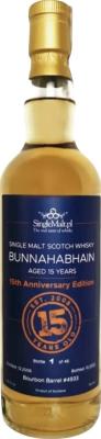 Bunnahabian 2006 SM.pl Anniversary Bottling 53.1% 700ml