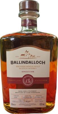 Ballindalloch 2015 Distillery Exclusive 61% 500ml