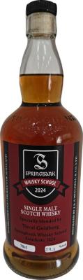 Springbank Whisky School 2024 Yuval Goldberg 57.1% 700ml