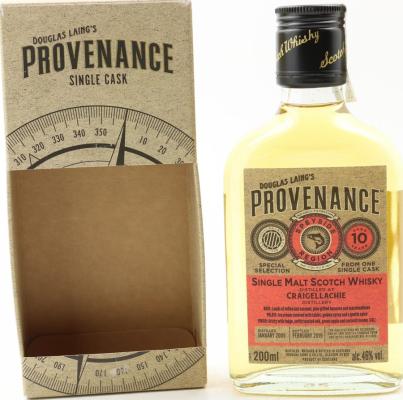 Craigellachie 2009 DL Provenance 46% 200ml