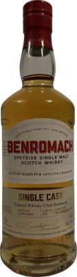 Benromach 2002 Capital Whisky Club Exclusive 56.6% 700ml