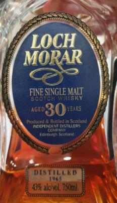 Loch Morar 1965 Fine Single Malt 43% 750ml