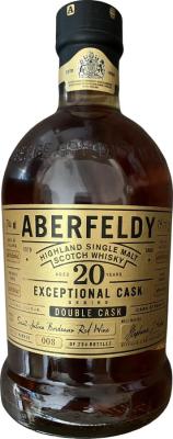 Aberfeldy 2002 Exceptional Cask Series Small Batch Limited Edition 54.7% 700ml