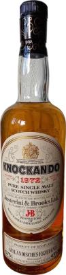 Knockando 1972 by Justerini & Brooks Ltd Chandon H.G.m.B.H. Muenchen 43% 750ml