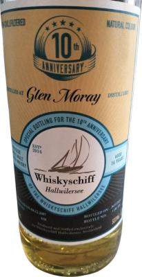 Glen Moray 2007 UD Special Bottling for the 10th Anniversary of the Whiskyschiff Hallwilersee Whiskyschiff Hallwilersee 10th Anniversary 2024 53% 700ml