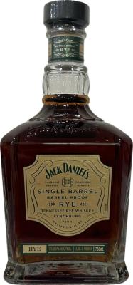 Jack Daniel's Single Barrel Barrel Proof Rye 65.05% 750ml