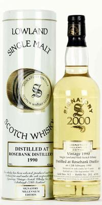 Rosebank 1990 SV Millennium Edition Oak Casks 512 43% 700ml