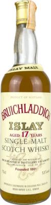 Bruichladdich 17yo Islay Malt Moon Import S.A.S. Genova Italy 53% 700ml