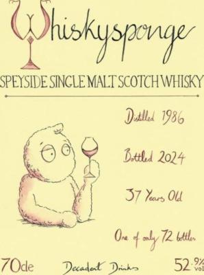 Speyside Single Malt Scotch Whisky 1986 WSP SE 52.9% 700ml