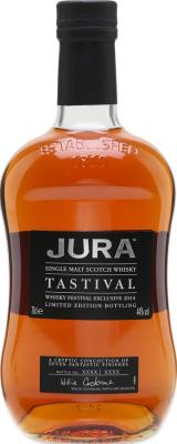 Isle of Jura Tastival 2014 Limited Edition Bottling Ex-Bourbon Casks 44% 700ml