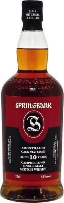 Springbank 10yo Sherry Wood Amontillado 55% 700ml