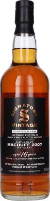 Macduff 2007 SV 100 Proof Exceptional Cask Edition #3 57.1% 700ml