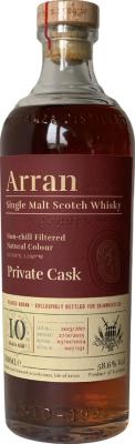 Arran 2013 Private Cask Deinwhisky.de 58.6% 700ml