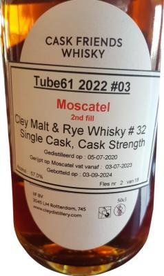 Cley Whisky 2020 Cask Friends Whisky 57% 500ml