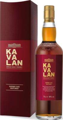 Kavalan Sherry Oak Matured 46% 700ml