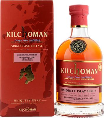 Kilchoman 2016 Uniquely Islay Series An Geamhradh 2022 Bourbon Barrel + Port Hogshead Finish 57.6% 700ml