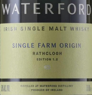 Waterford Rathclogh: Edition 1.2 Single Farm Origin 50% 750ml