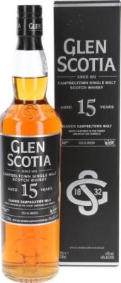 Glen Scotia 15yo Rich & Smooth 46% 700ml