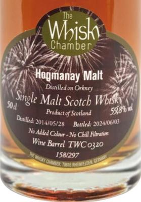 Distilled on Orkney 2014 WCh Hogmanay Malt 59.8% 500ml